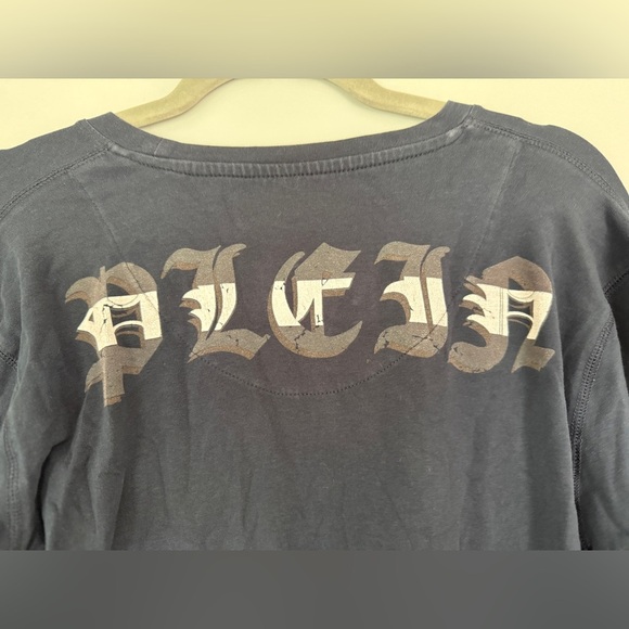 Rare Philipp Plein + Marvel Black Graphic Long Sleeve Shirt - Picture 6 of 6